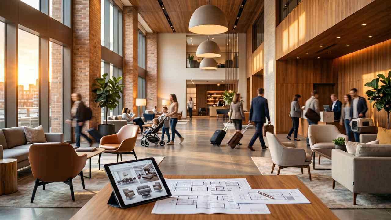 Specificații Mobilier Lobby de Hotel