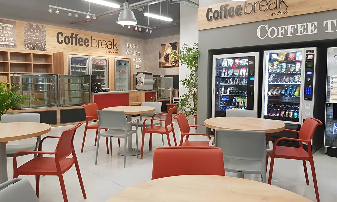 Mobilier food hall și ghost kitchen